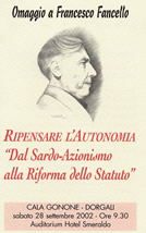 Omaggio a Francesco Fancello: ripensare l'autonomia